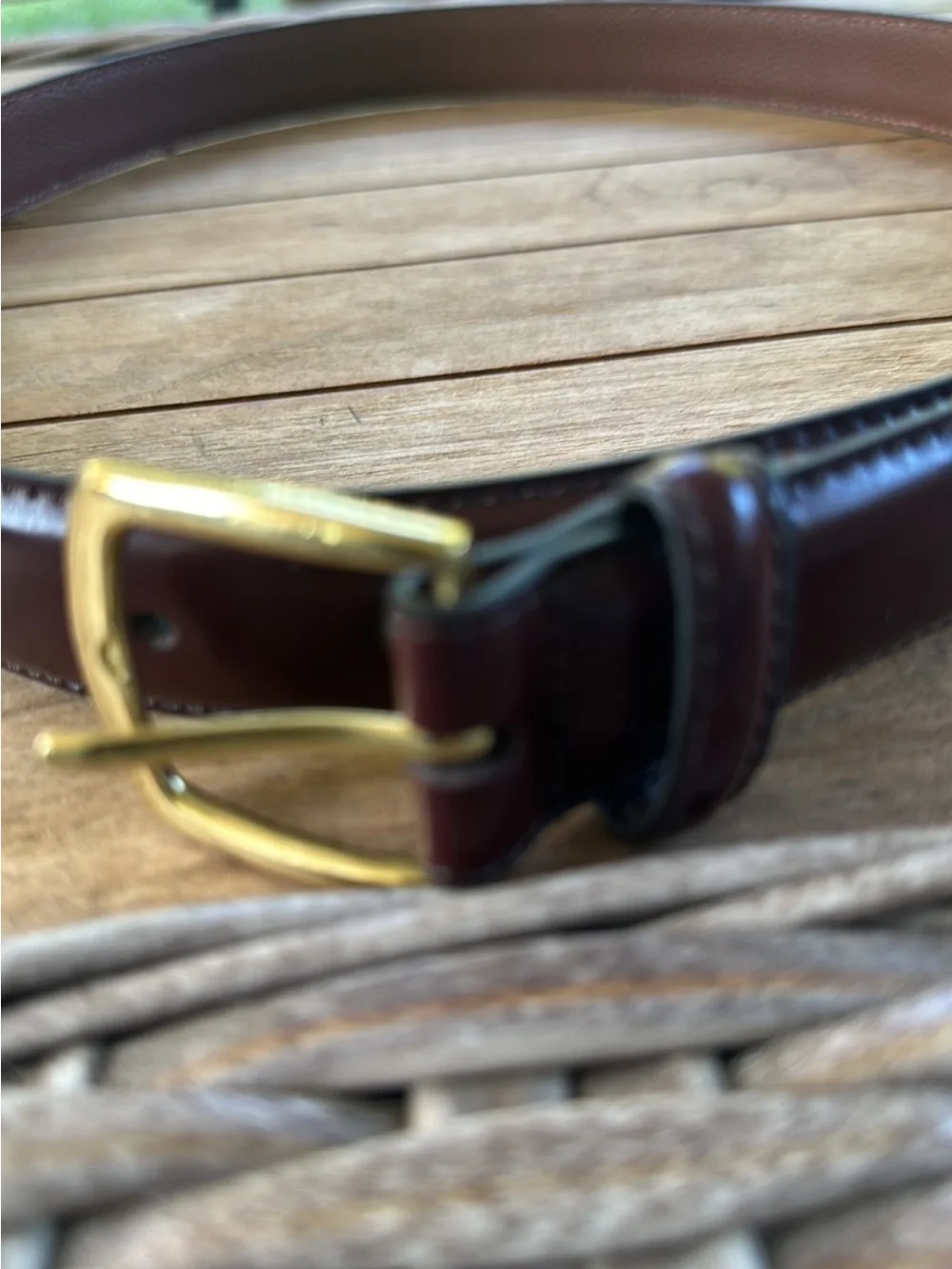 N/A brass buckle